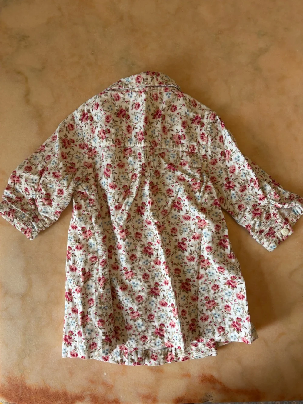 Janie and Jack Baby Girls Pink Floral Button-Front Jacket